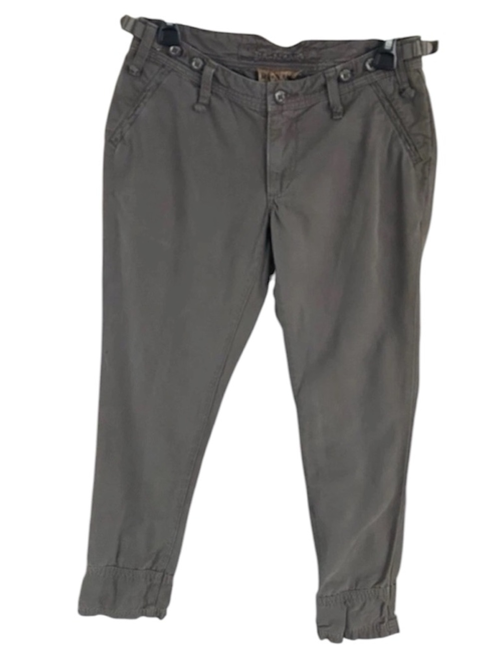 Da-Nang Surplus Indo-China Chino Pants Women’s S Y2K buttons on legs Grunge EUC